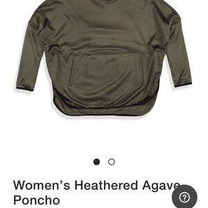 The North Face Heather agave poncho size S/M would fit M, L and X large